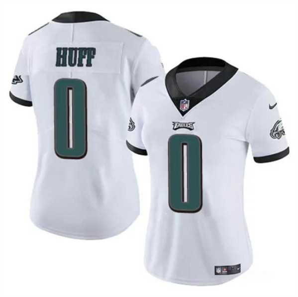 Women%27s Philadelphia Eagles #0 Bryce Huff White Vapor Untouchable Limited Football Stitched Jersey Dzhi